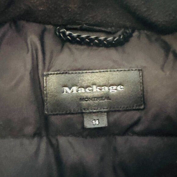 Mackage montreal winter jacket size 14 - Picture 3 of 4